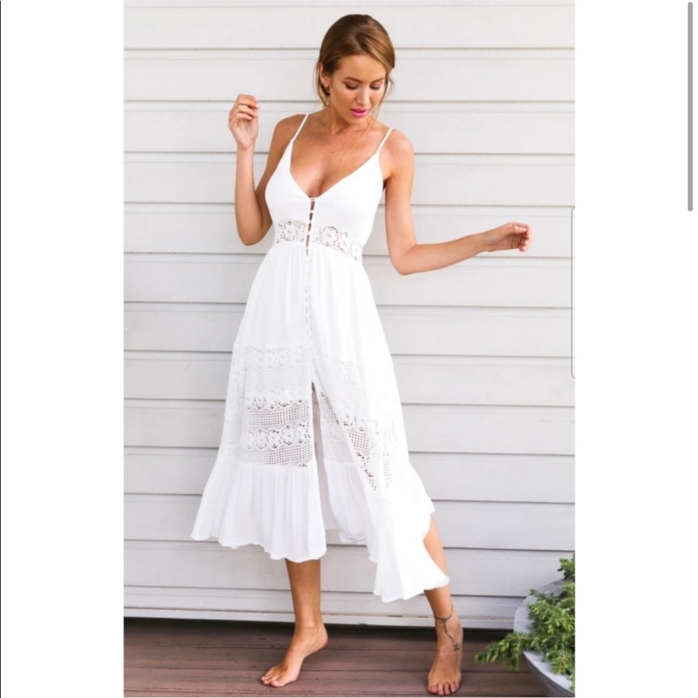 Hello Molly Butter Cake Midi Dress